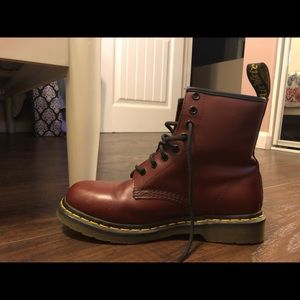 Dr Martens Cherry Red 1460 Smooth